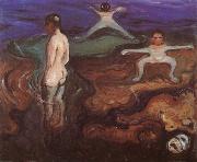 Edvard Munch The body in the bath oil